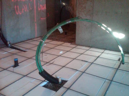Horizontal geothermal loop installation
