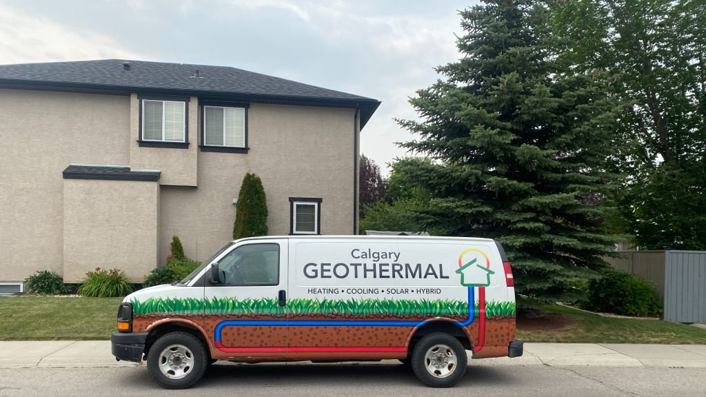 Calgary Geothermal service vehicle