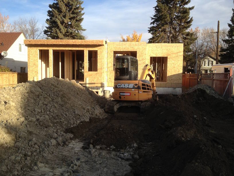 Vertical geothermal loop installation